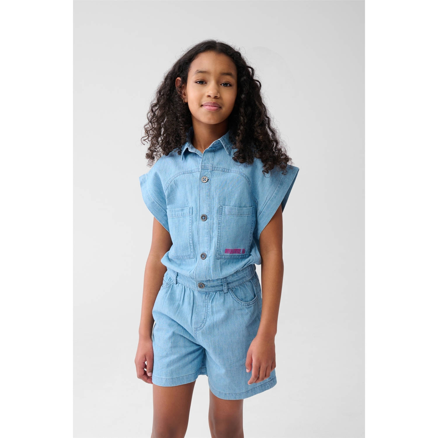 Shoeby regular playsuit blauw