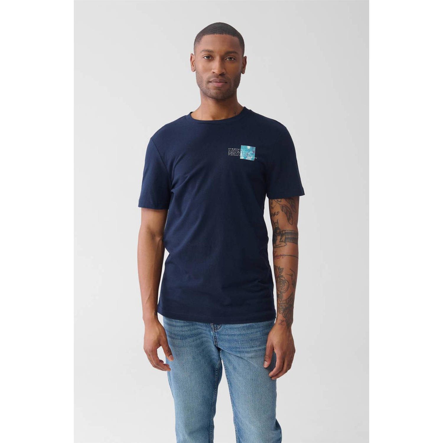 Shoeby T-shirt donkerblauw
