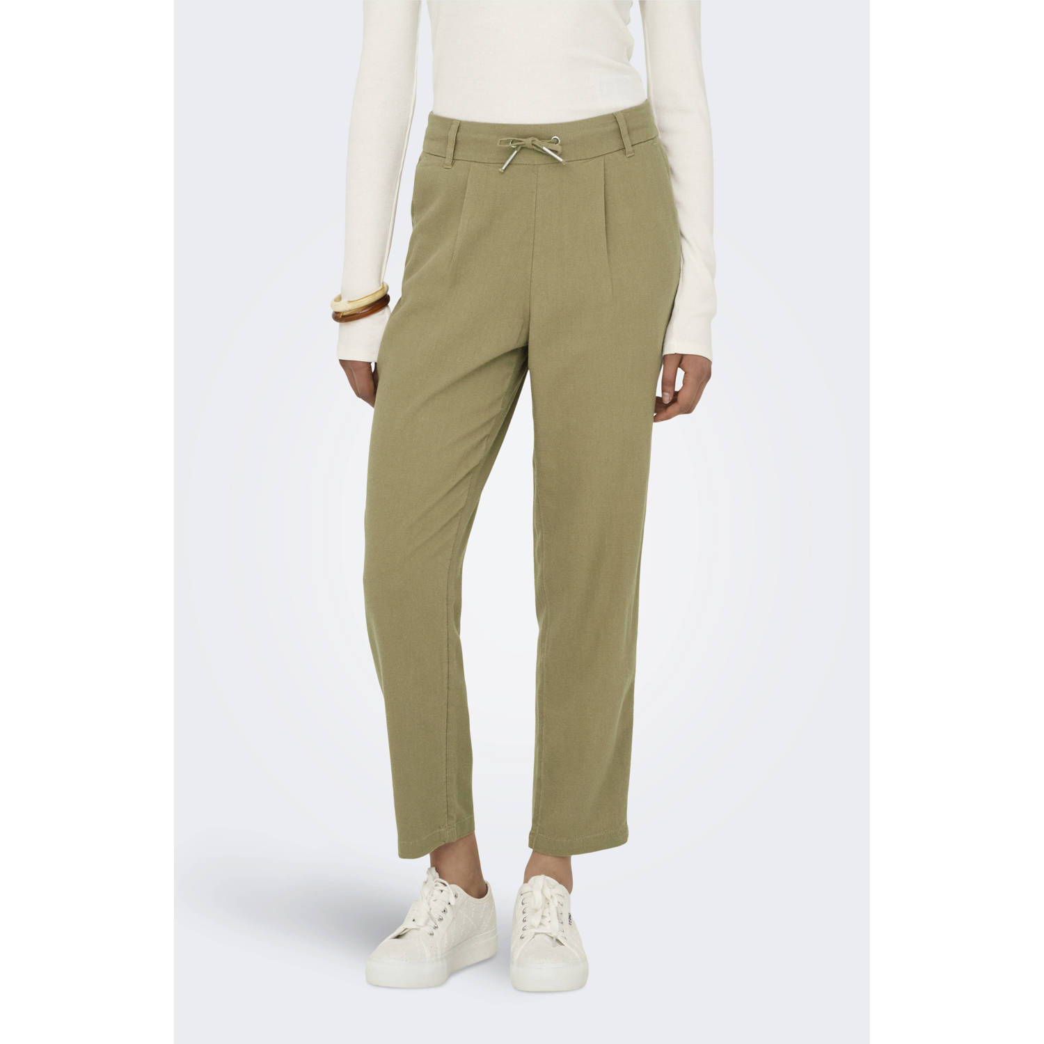 ONLY slim high waist broek