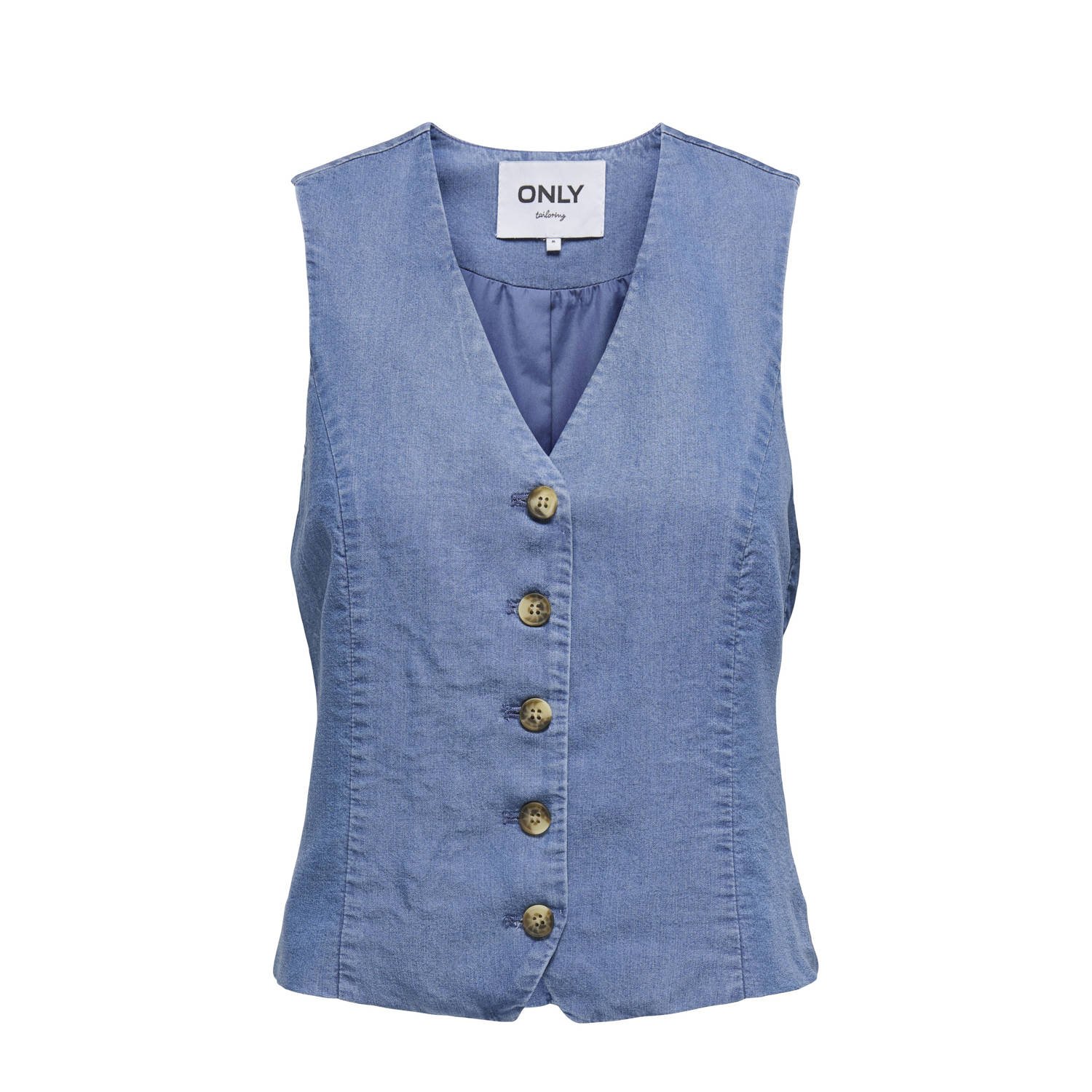 ONLY gilet medium blue denim