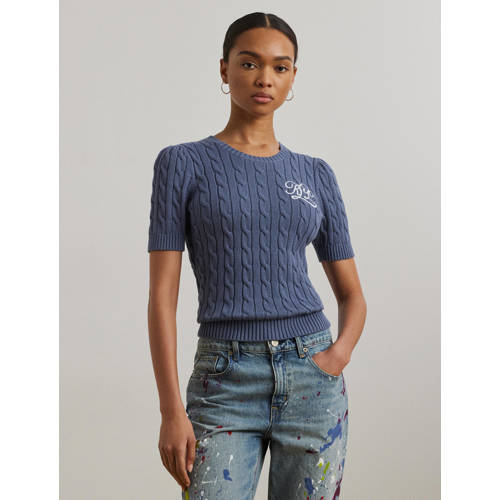 Lauren Ralph Lauren gebreide trui blauw afbeelding