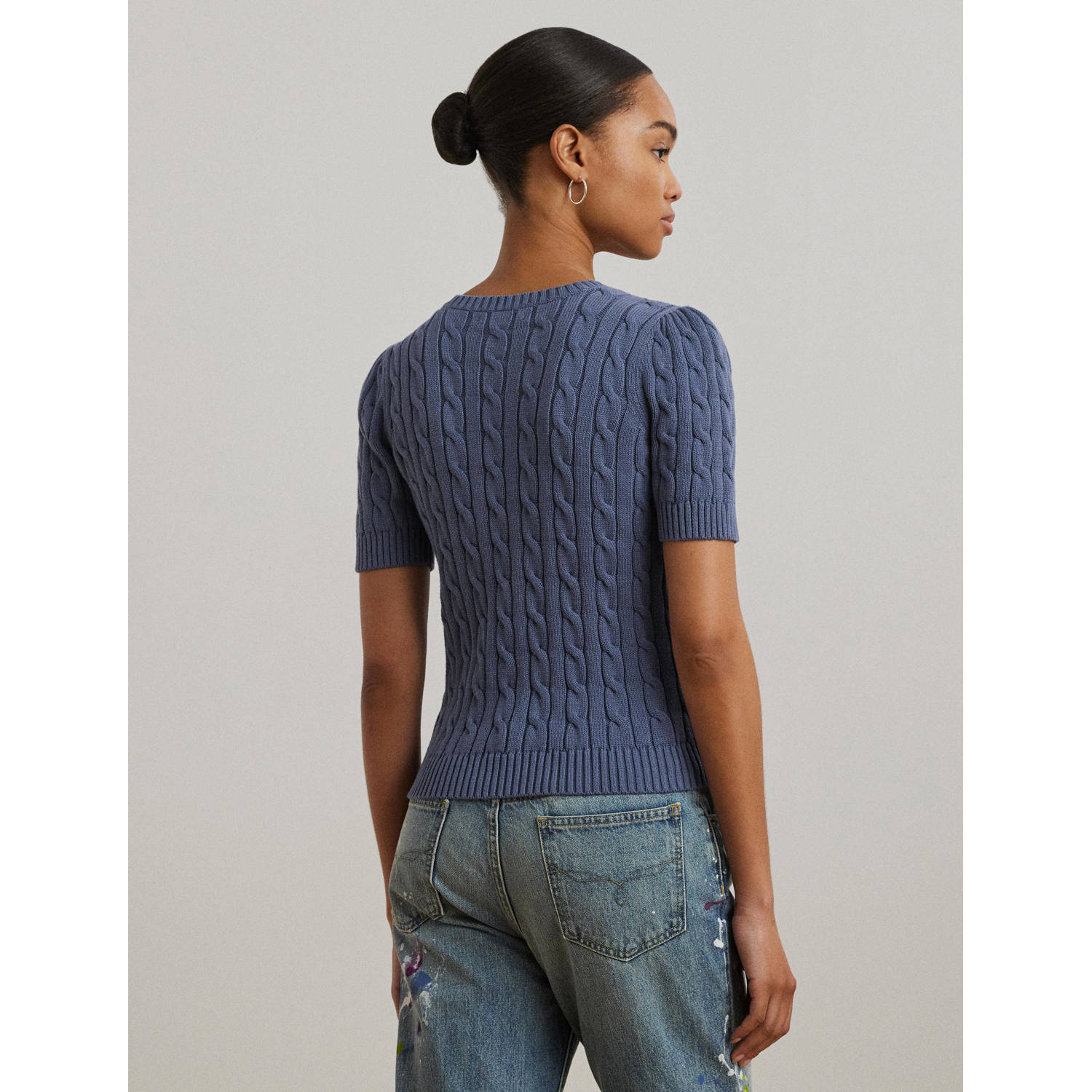 Lauren Ralph Lauren gebreide trui blauw