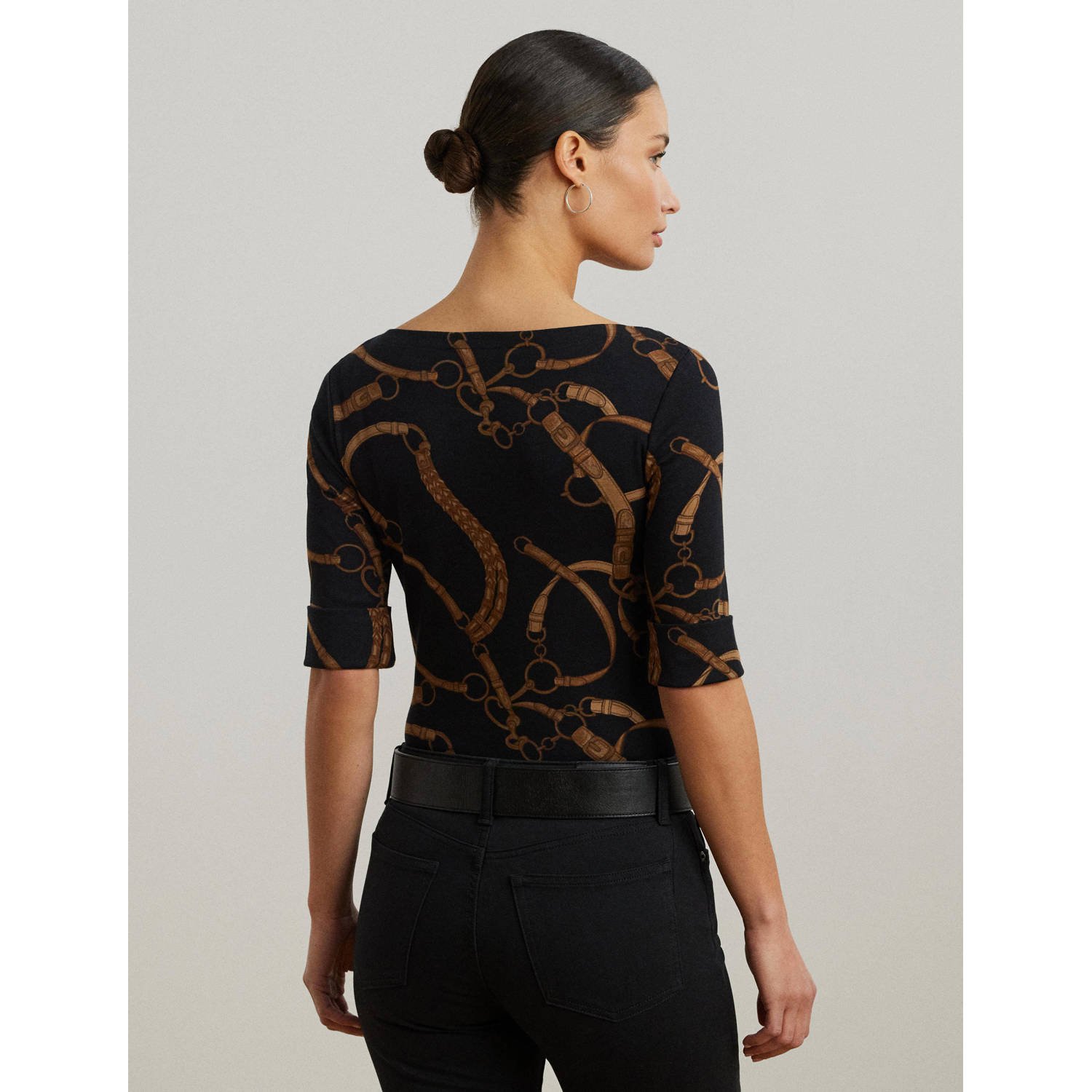 Lauren Ralph Lauren top zwart