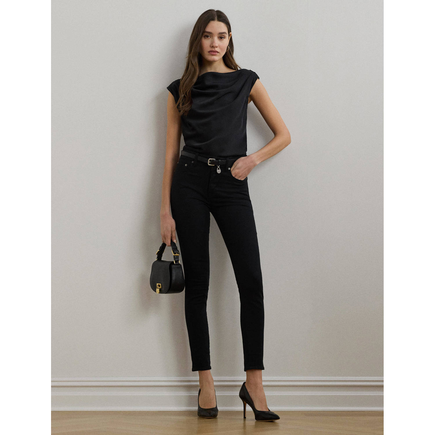 Lauren Ralph Lauren top zwart