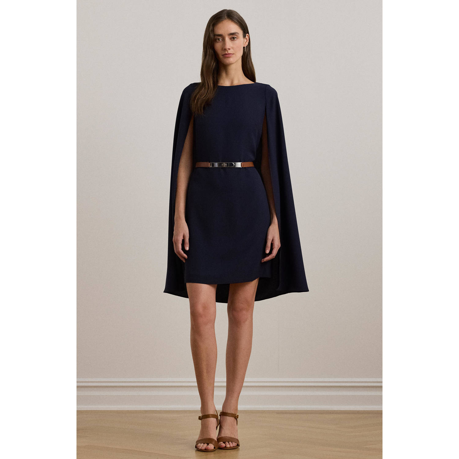 Lauren Ralph Lauren cocktailjurk donkerblauw