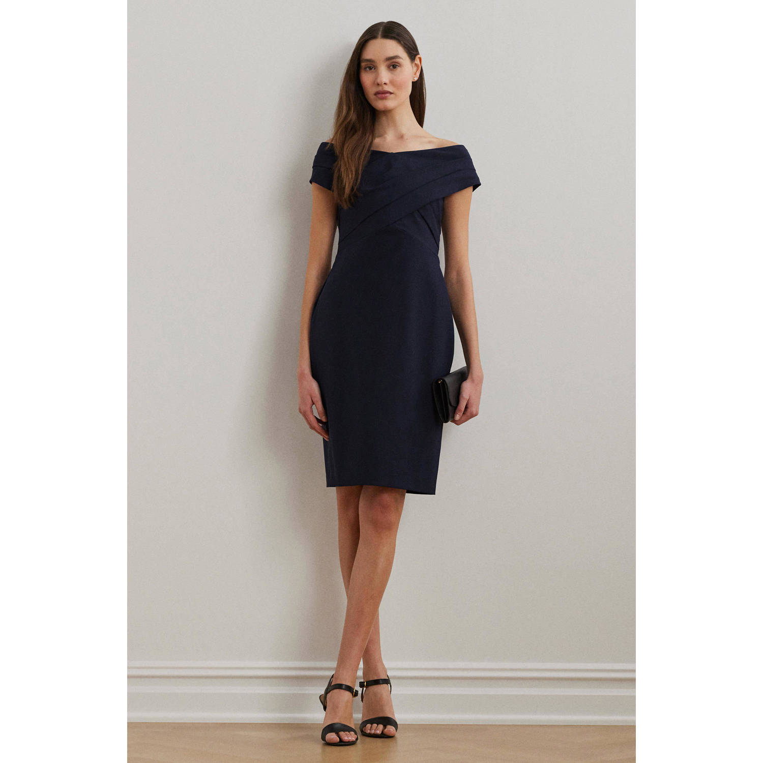 Lauren Ralph Lauren cocktailjurk donkerblauw