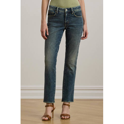 Lauren Ralph Lauren slim fit jeans medium blue denim afbeelding