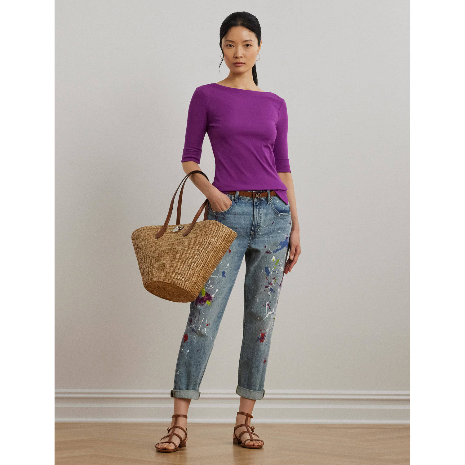 Lauren Ralph Lauren top paars