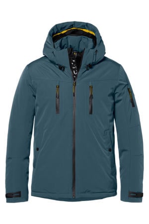 winterjas blauw