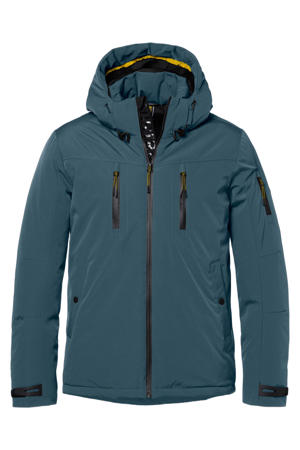 winterjas blauw