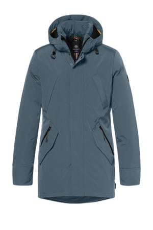 parka blauw