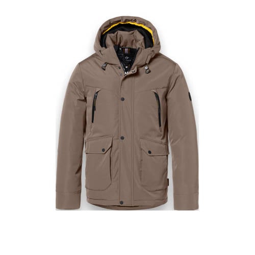 District winterjas taupe afbeelding