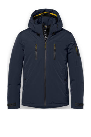 winterjas donkerblauw