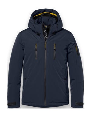 winterjas donkerblauw