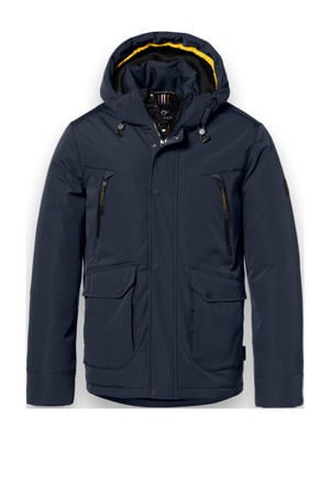 winterjas donkerblauw