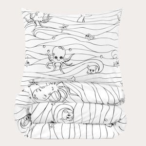 katoenen dekbedovertrek kinderbed (120x150 cm)