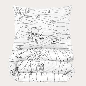 katoenen dekbedovertrek kinderbed (120x150 cm)