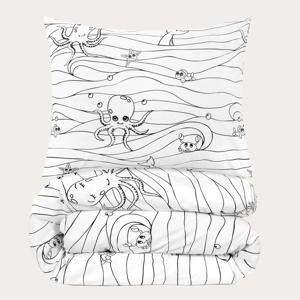 katoenen dekbedovertrek kinderbed (120x150 cm)