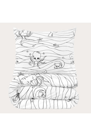 katoenen dekbedovertrek kinderbed (120x150 cm)