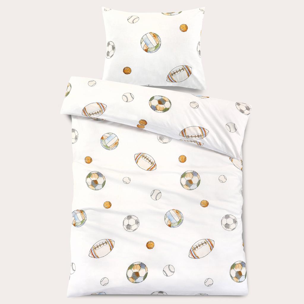 NOUS Kids katoenen dekbedovertrek kinderbed (120x150 cm)