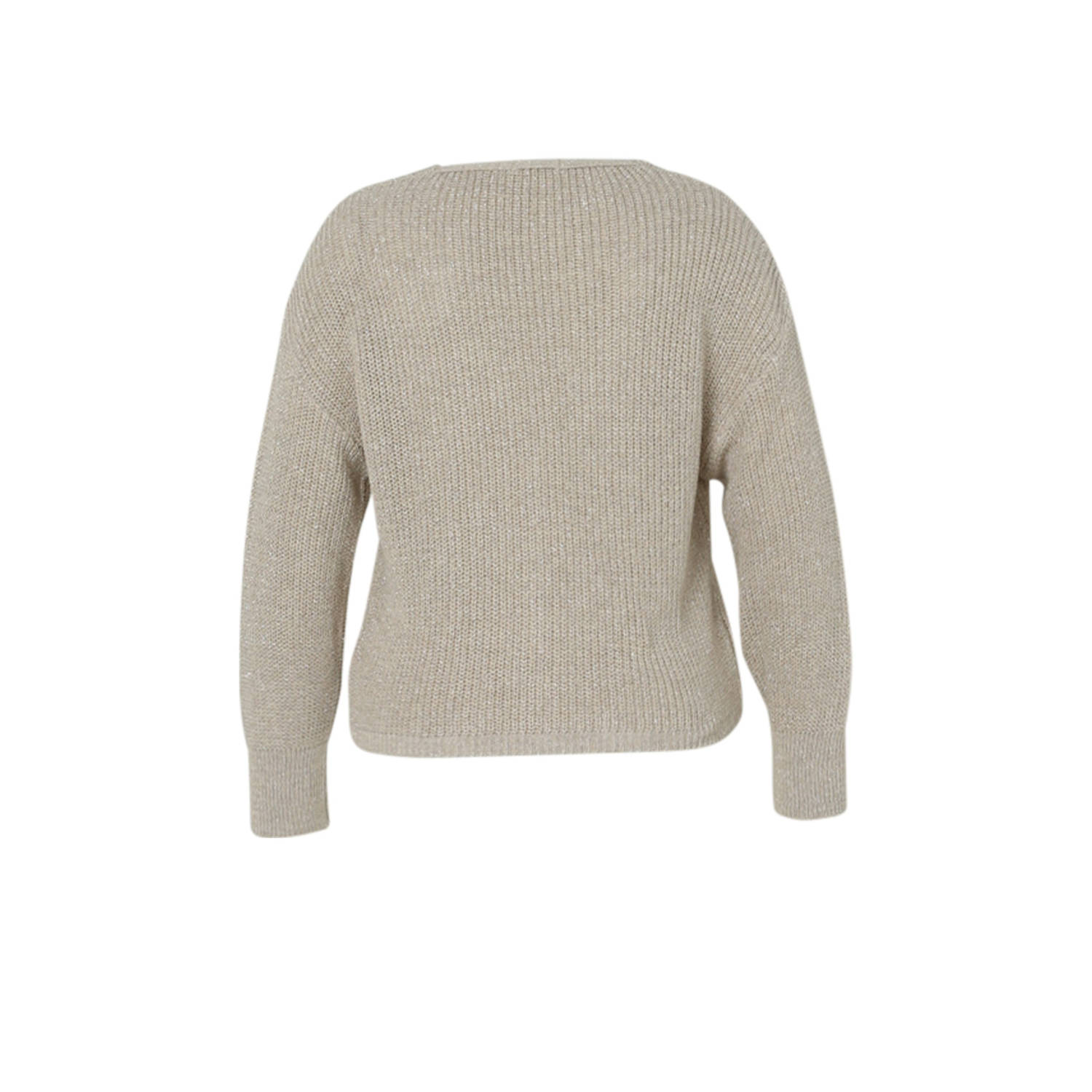 Paprika vest beige fijn gebreid