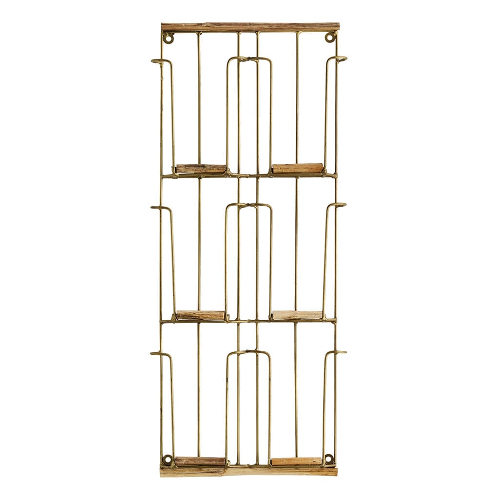 Madam Stoltz kaartenrek goud (56x24 cm)