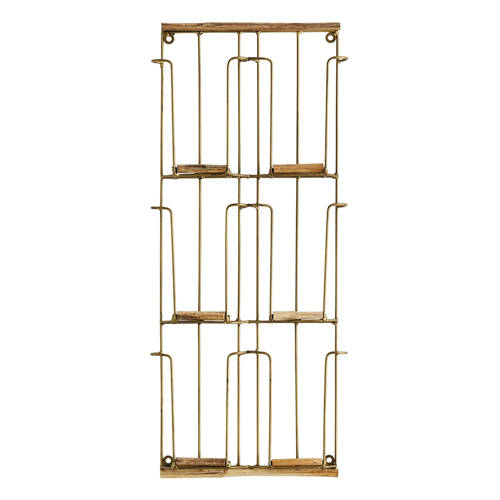 Madam Stoltz kaartenrek goud (56x24 cm) afbeelding