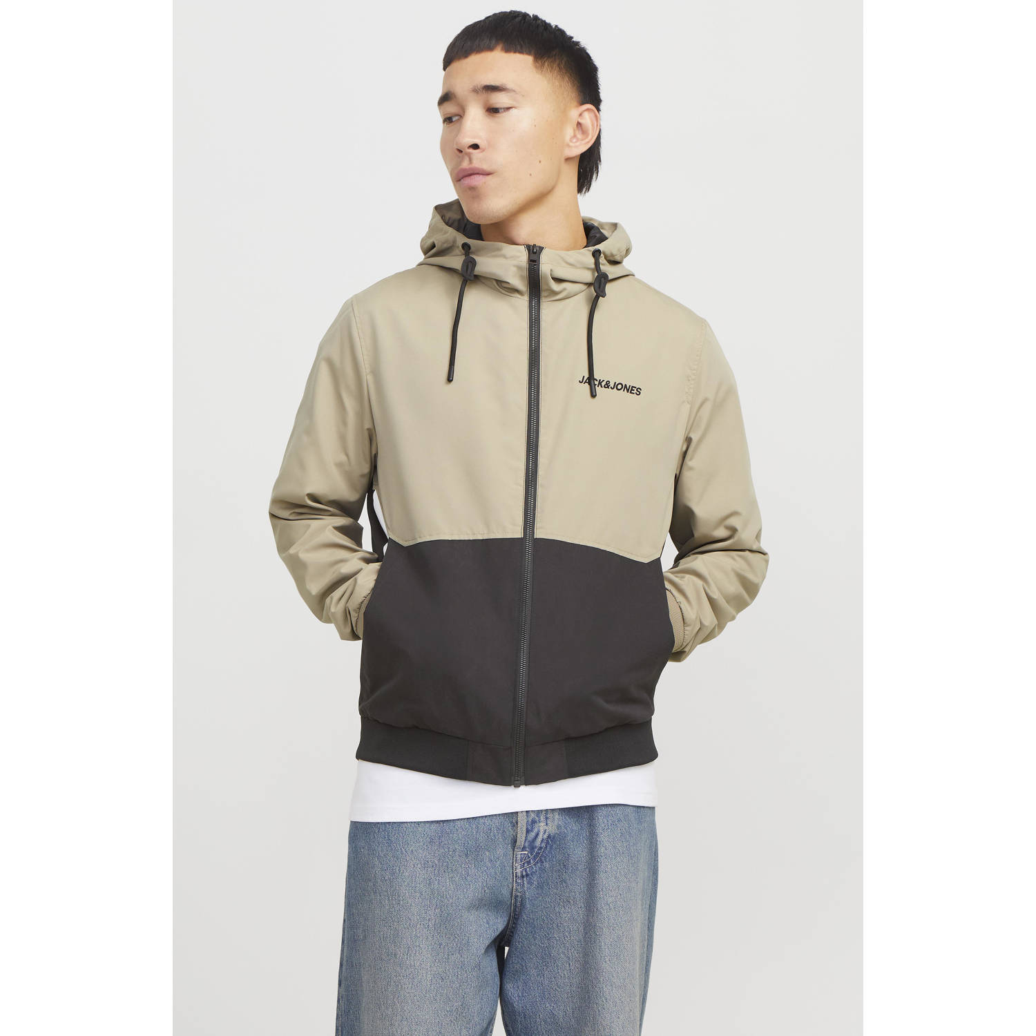 JACK & JONES ESSENTIALS tussenjas JJERUSH Beige