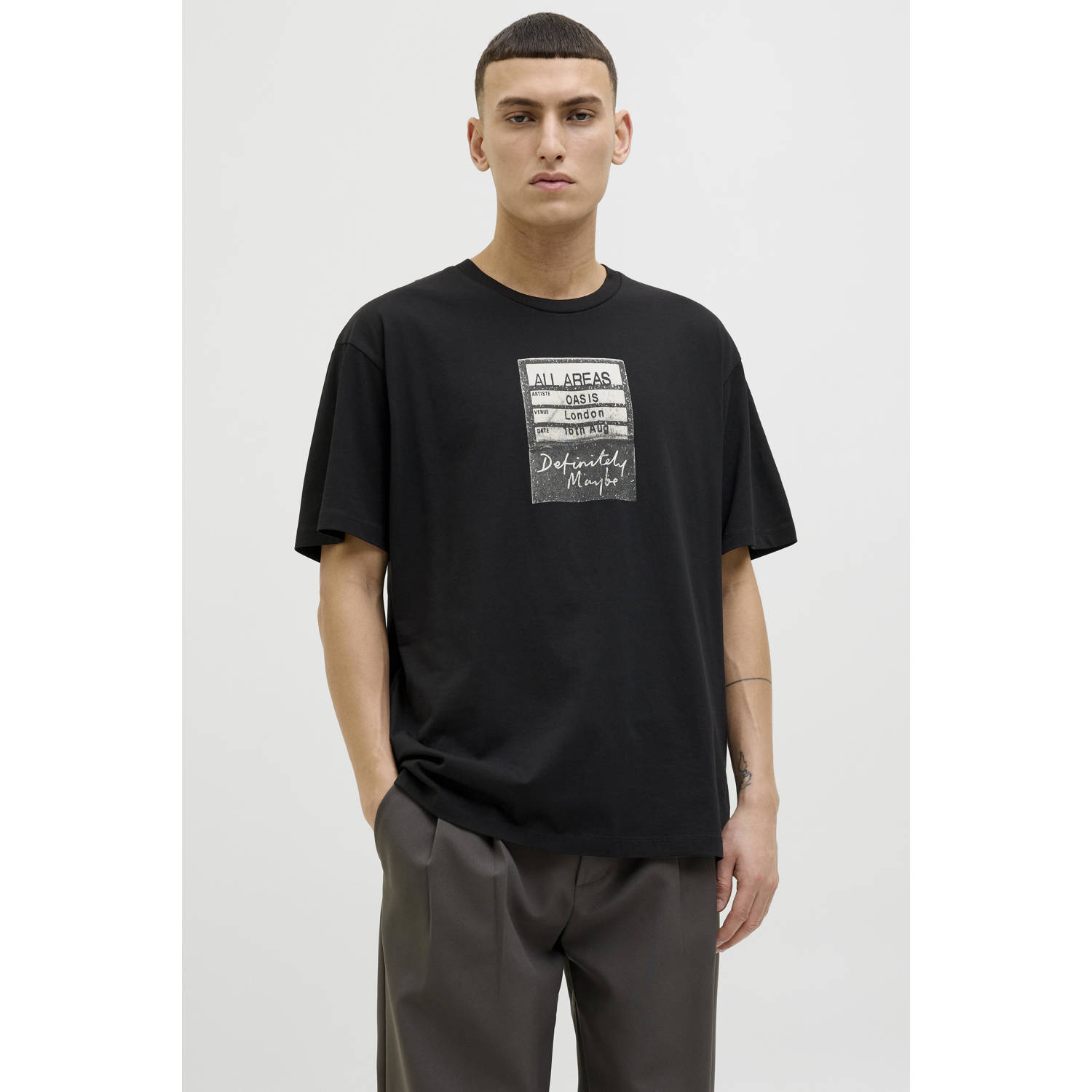 JACK & JONES ORIGINALS T-shirt zwart