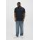 JACK & JONES PLUS SIZE regular polo met ingebreid patroon donkerblauw