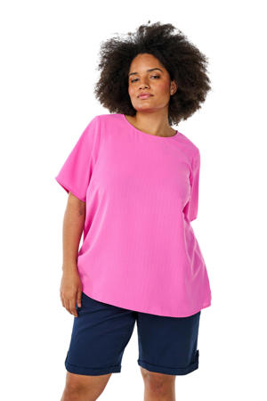 regular waist casual short donkerblauw