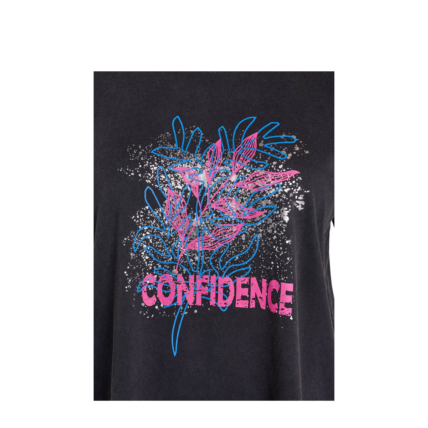 Zizzi T-shirt antraciet