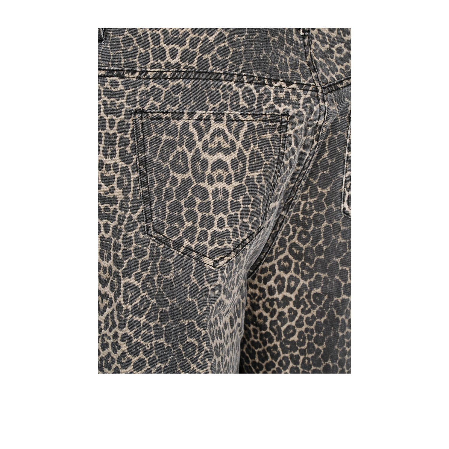 Zizzi denim wide leg regular waist short bruin