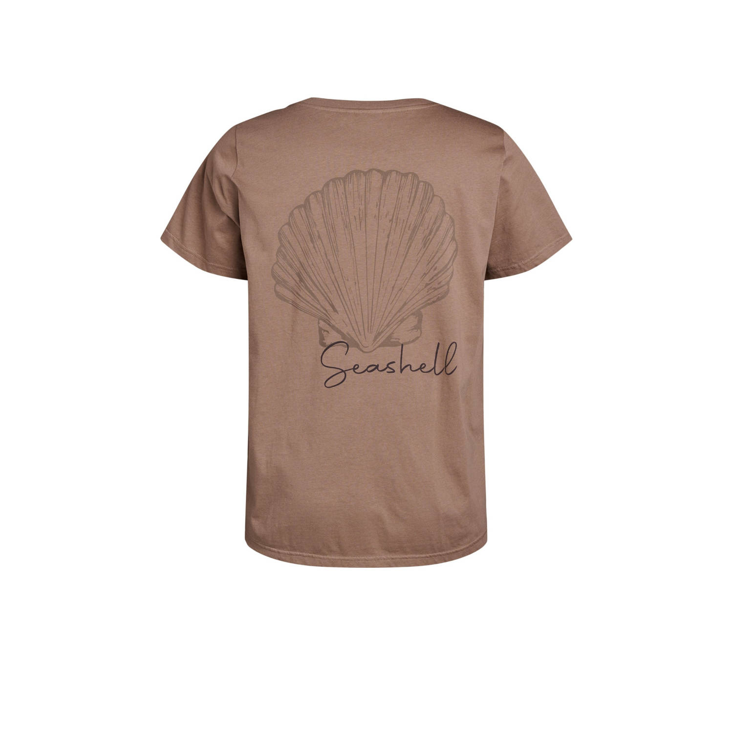 Zizzi T-shirt bruin