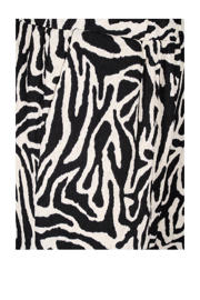 thumbnail: Zizzi wide leg high waist broek zwart