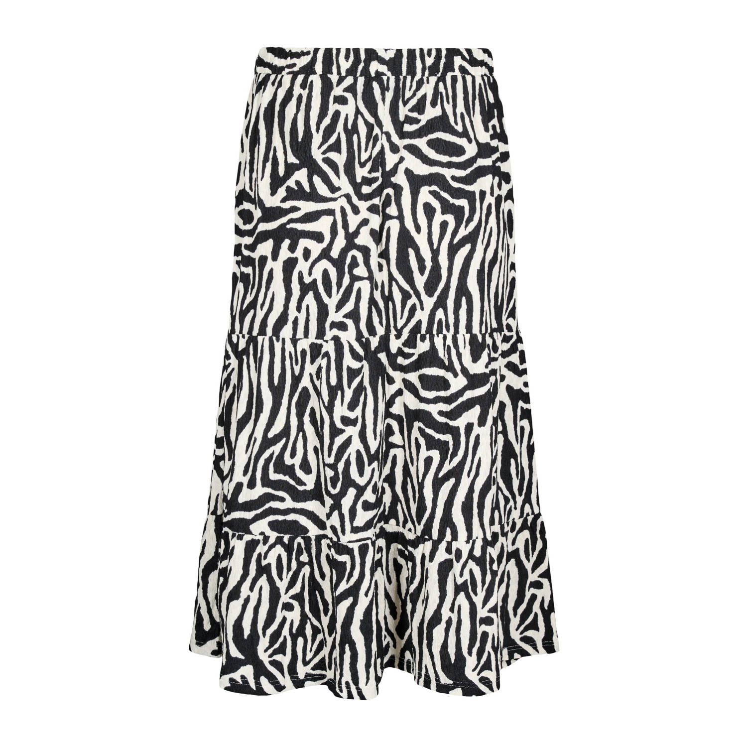 Zizzi midi rok zwart