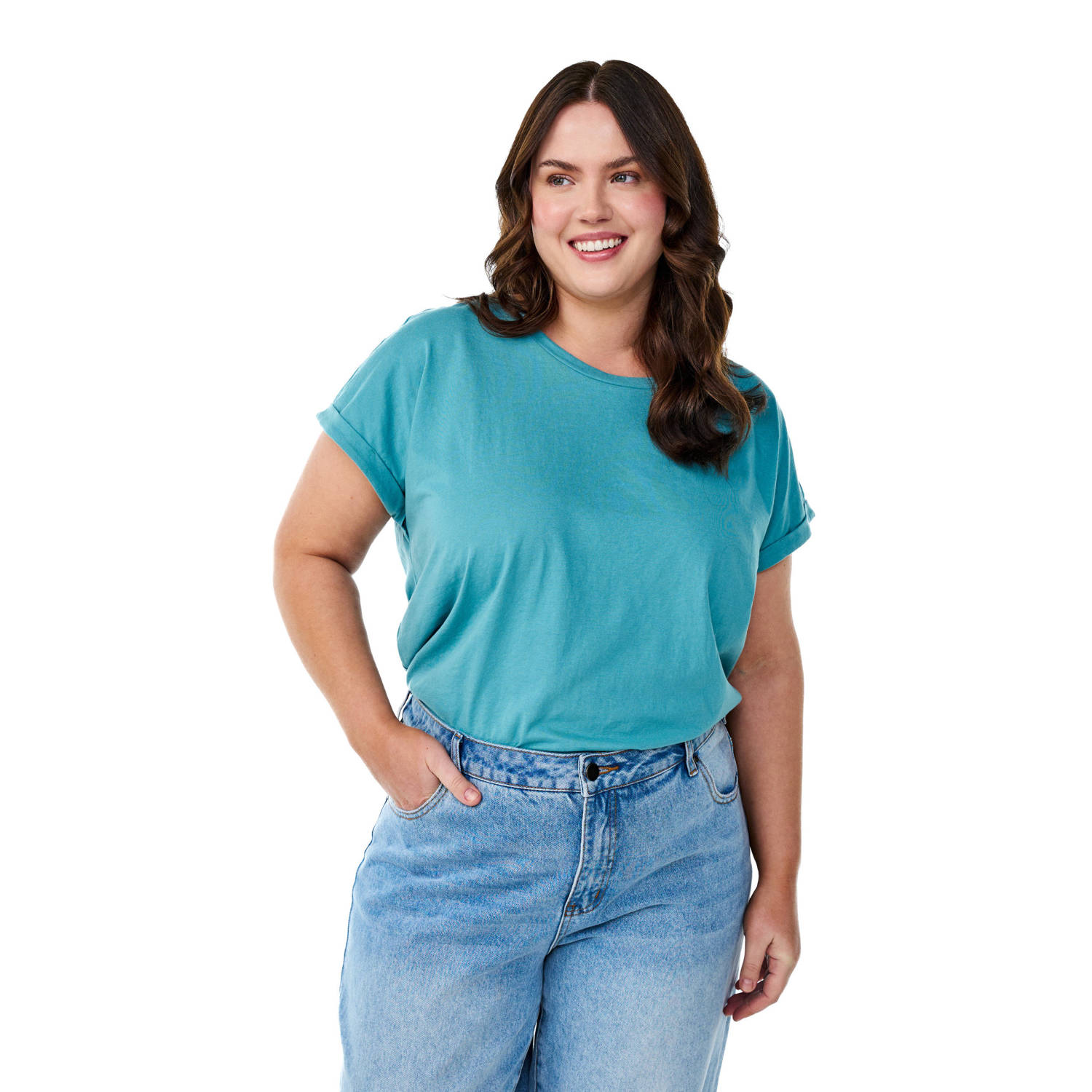 Zizzi T-shirt petrol