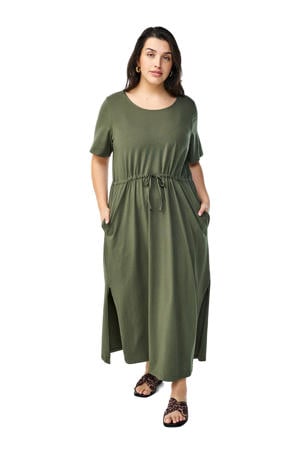 A-lijn jurk kaki
