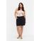 Zizzi high waist casual short donkerblauw