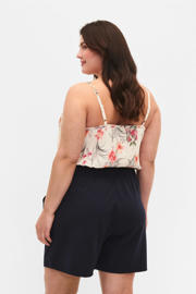 thumbnail: Zizzi high waist casual short donkerblauw