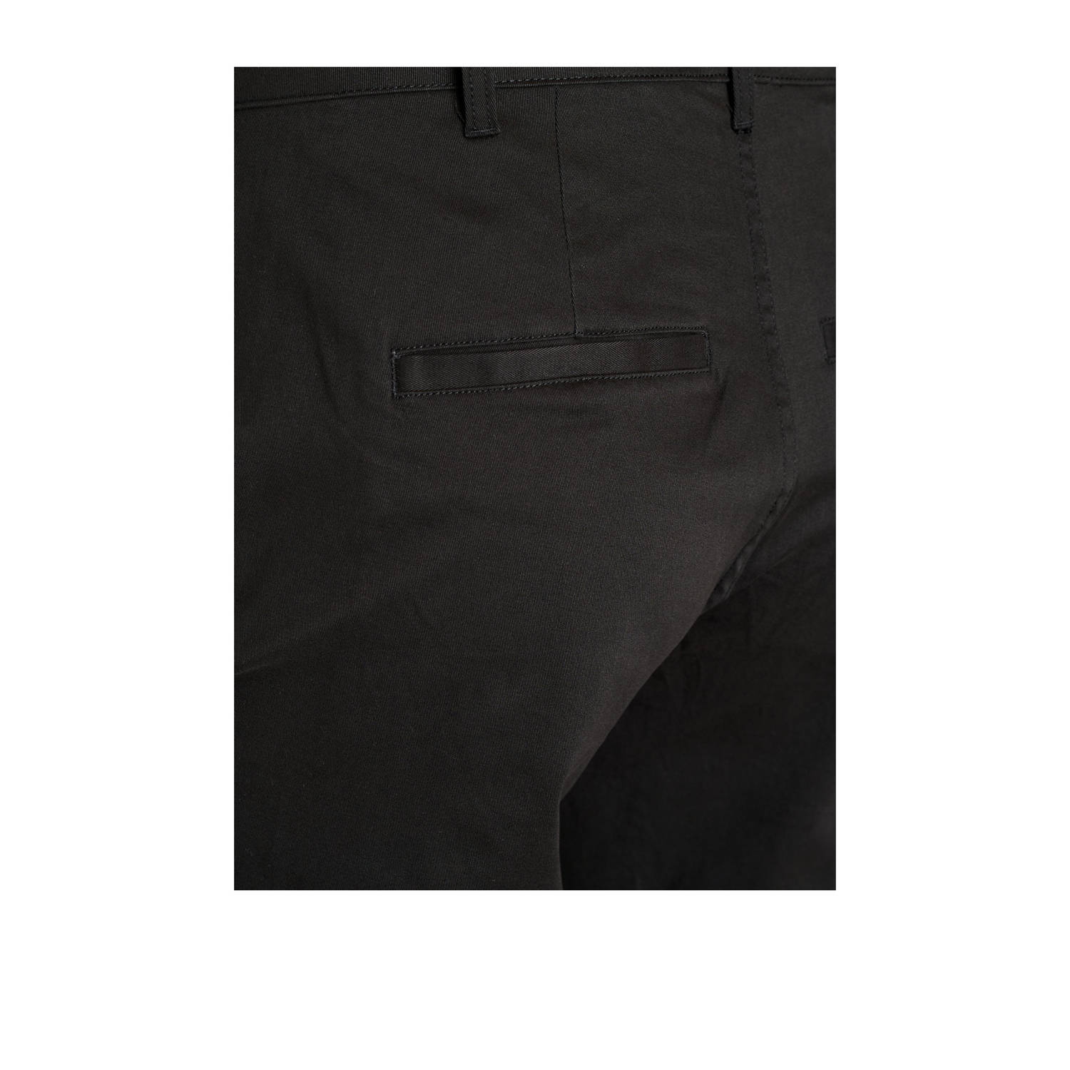 Zizzi straight regular waist chino zwart