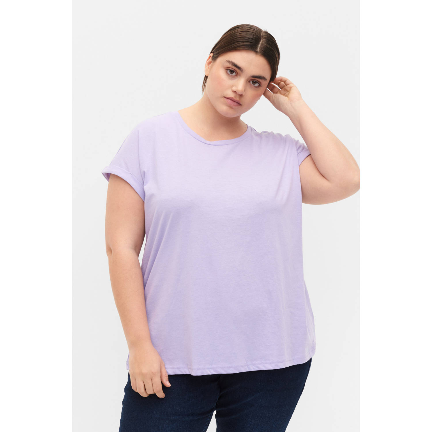 Zizzi T-shirt lila
