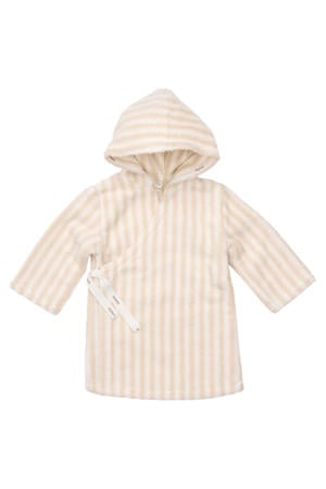 badjas Playa beige/wit