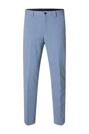 slim pantalon blauw