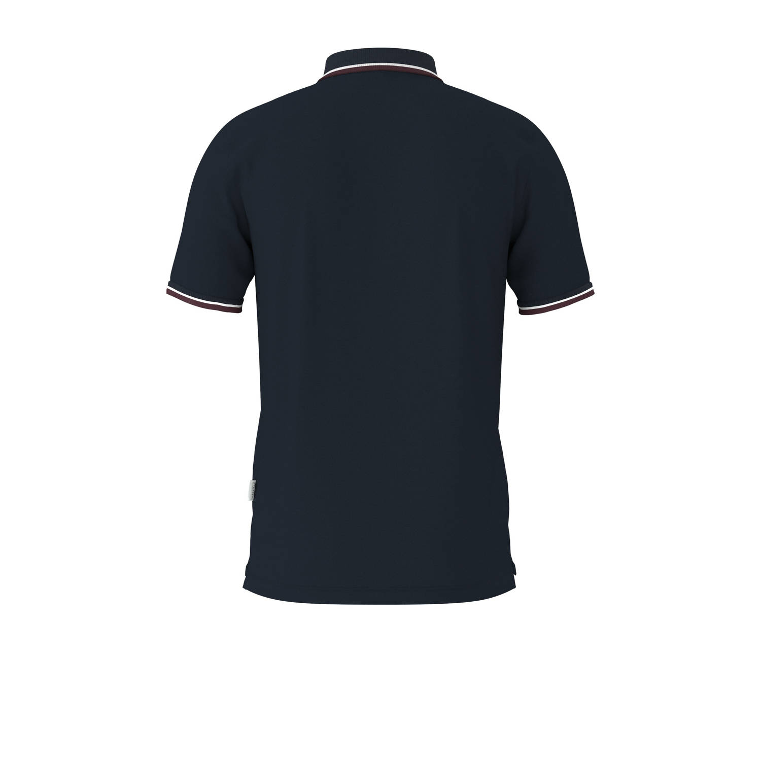 SELECTED HOMME slim polo donkerblauw