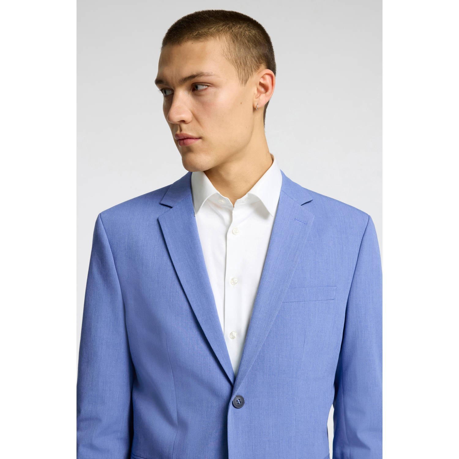 SELECTED HOMME slim fit colbert blauw