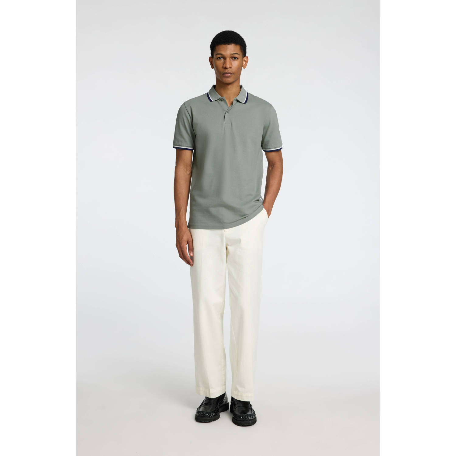 SELECTED HOMME slim polo groen