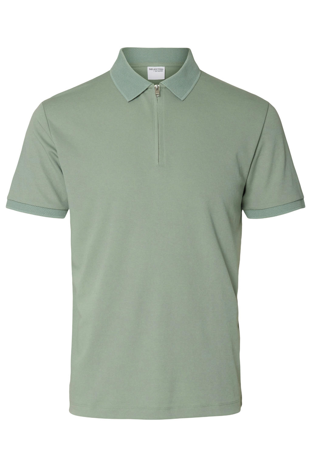 Selected regular polo groen