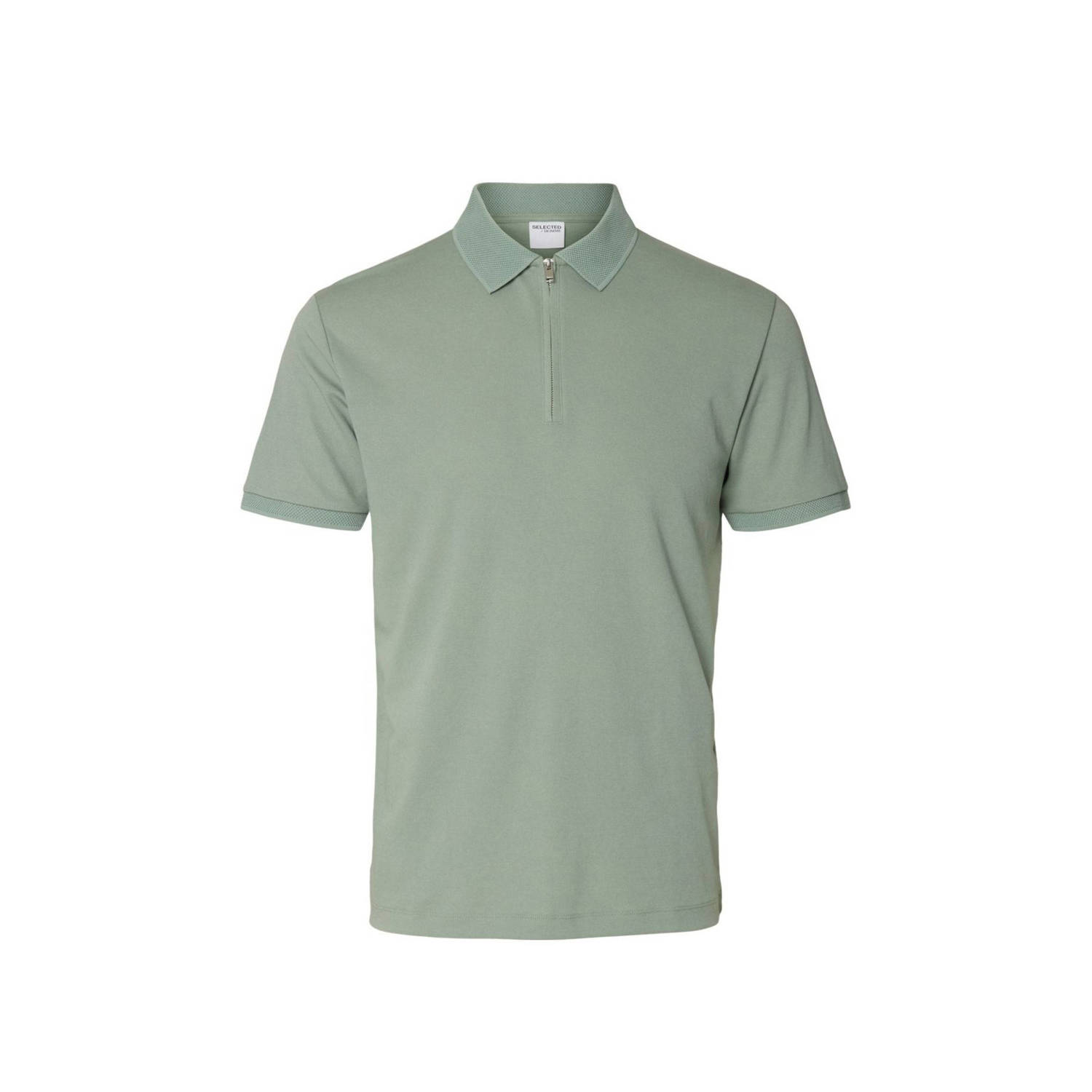 SELECTED HOMME Poloshirt SLHFAVE ZIP SS POLO NOOS