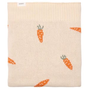 ledikantdeken I carrot a lot zacht oranje